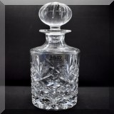G30b. Towle leaded crystal decanter. 10”h - $24 each 
